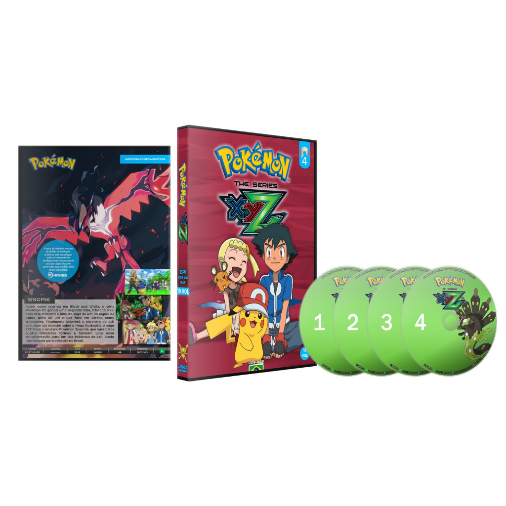 Pokemon the Series: XYZ Set 1 (DVD)