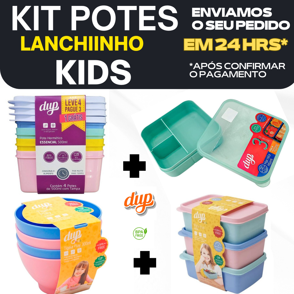 Pote Quebra Cabeça Infantil BPA Free