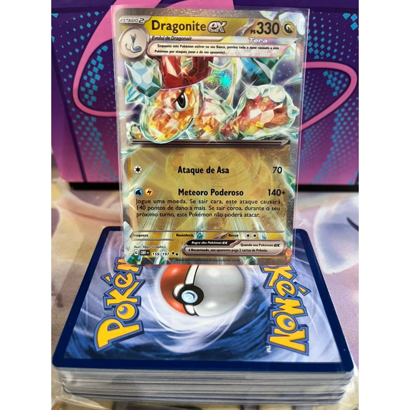 Deck Pokémon Dragão + Água c/ Dragonite V
