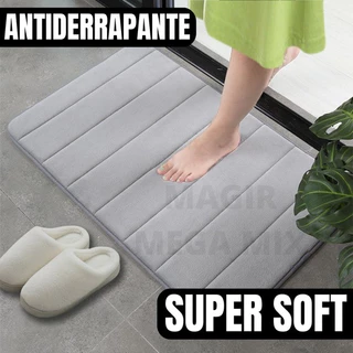 Tapete De Banheiro Soft Macio Secagem Rápida 60x40cm CORES ALEATORIAS