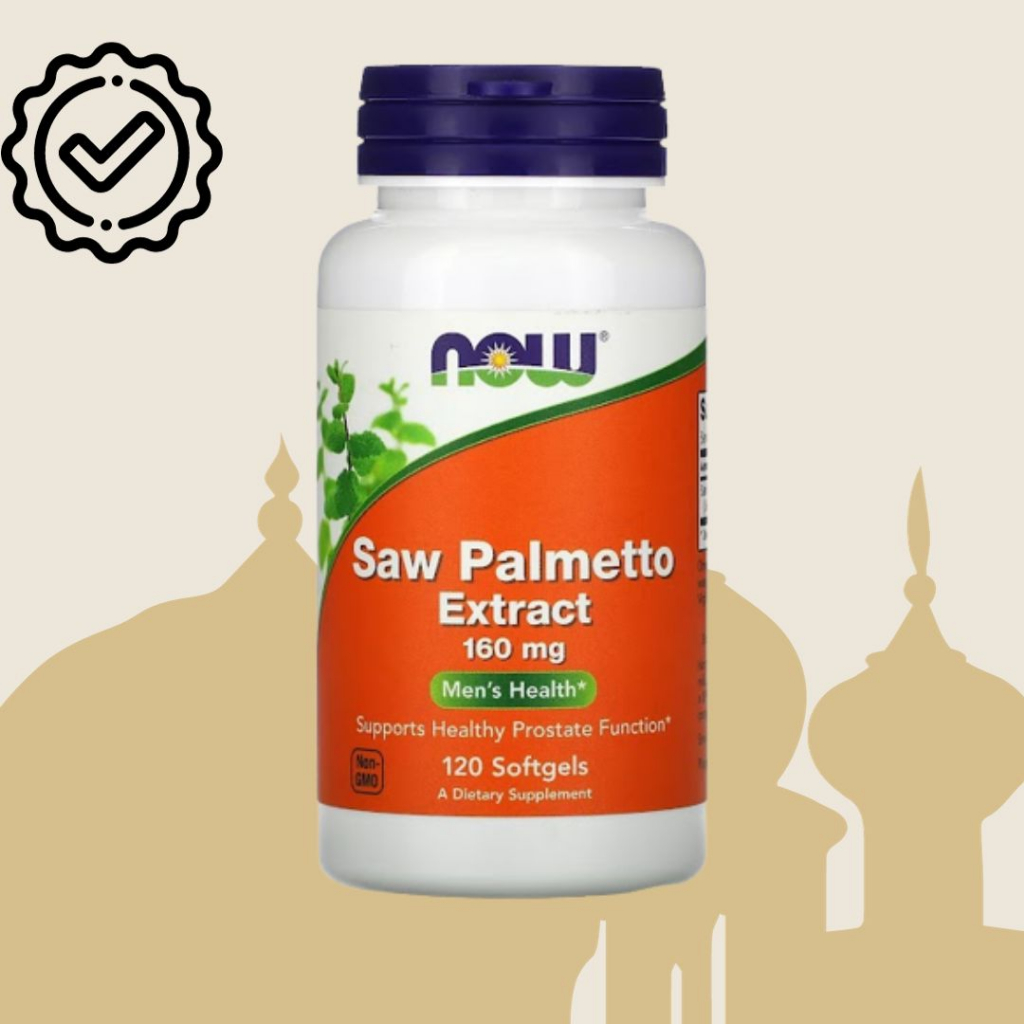 Saw Palmetto Extract 160 mg -120 Cápsulas (NOW FOODS) | Shopee Brasil