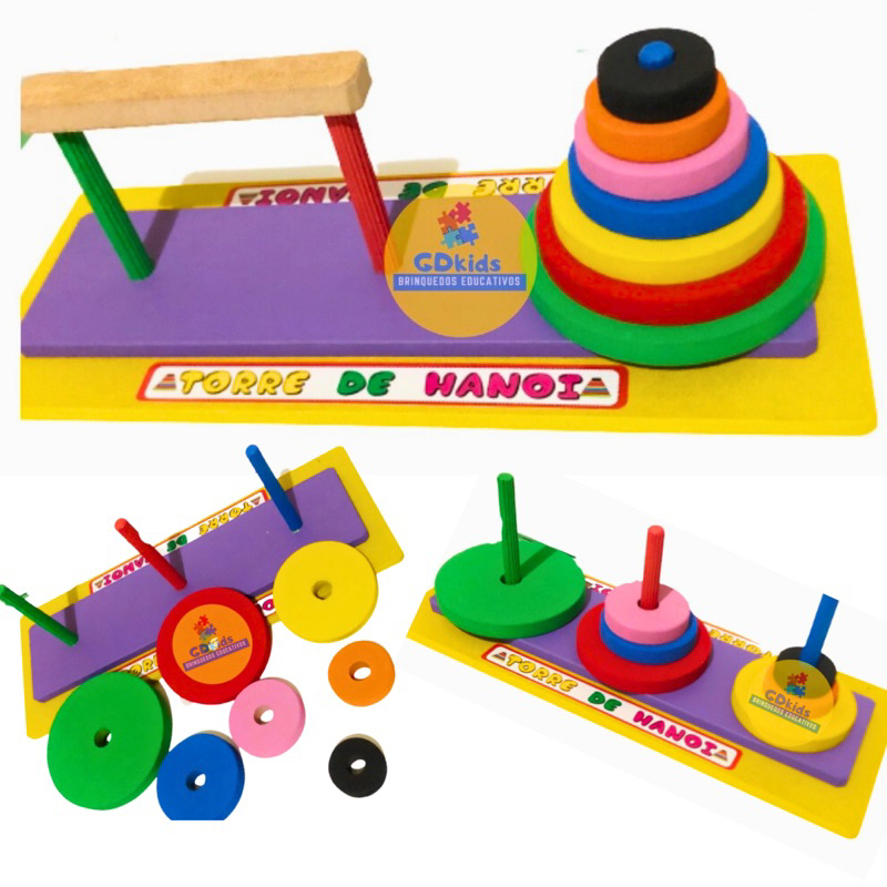 Kit 3 Jogos Educativos, Brinquedo Xalingo Usado 88741383