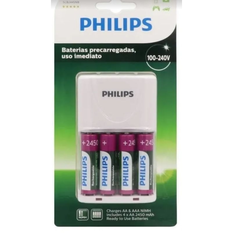 Carregador De Pilha Philips Shopee Brasil