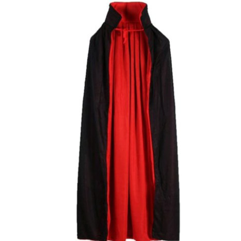 Fantasia Vampiro Drácula Infantil Luxo Halloween Festas Tamanho P -2 a 4  anos;Cor:Vermelho