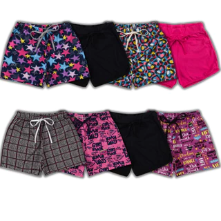 Kit 4 Shorts em Cotton Meninas com elástico| Infantil ao Juvenil 1 AO 16 - Lançamento 2025