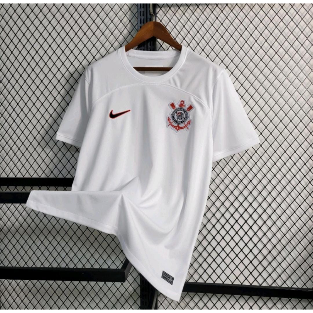 Camisa De Futebol Corinthians Branca 2023/24 Masculina Envio Já