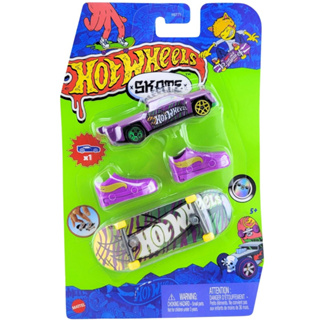 Hot Wheels Skate De Dedo Com Tênis E Carro Hgt71 - Mattel