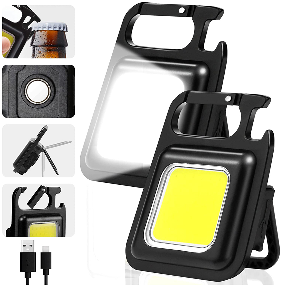 Mini Lanterna Led Potente Recarregável Mosquetão Com Abridor - Escorrega o  Preço