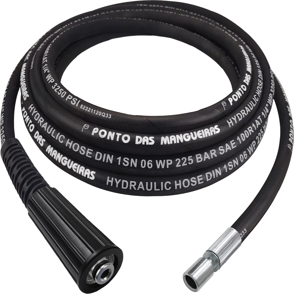 Mangueira Trama Aço Compatível Lavadora de Alta Pressão Karcher K310