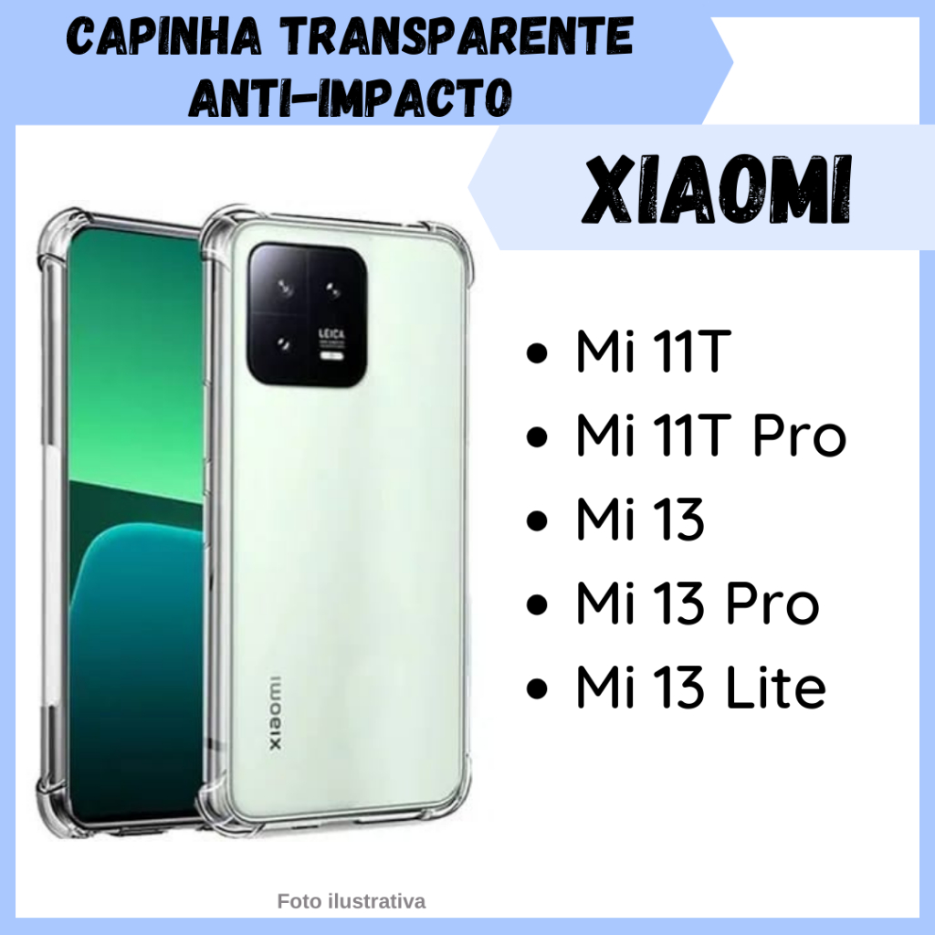 Capa Case Capinha Xiaomi Mi 11t E Mi 11t Pro - 4em1 Anti Impacto