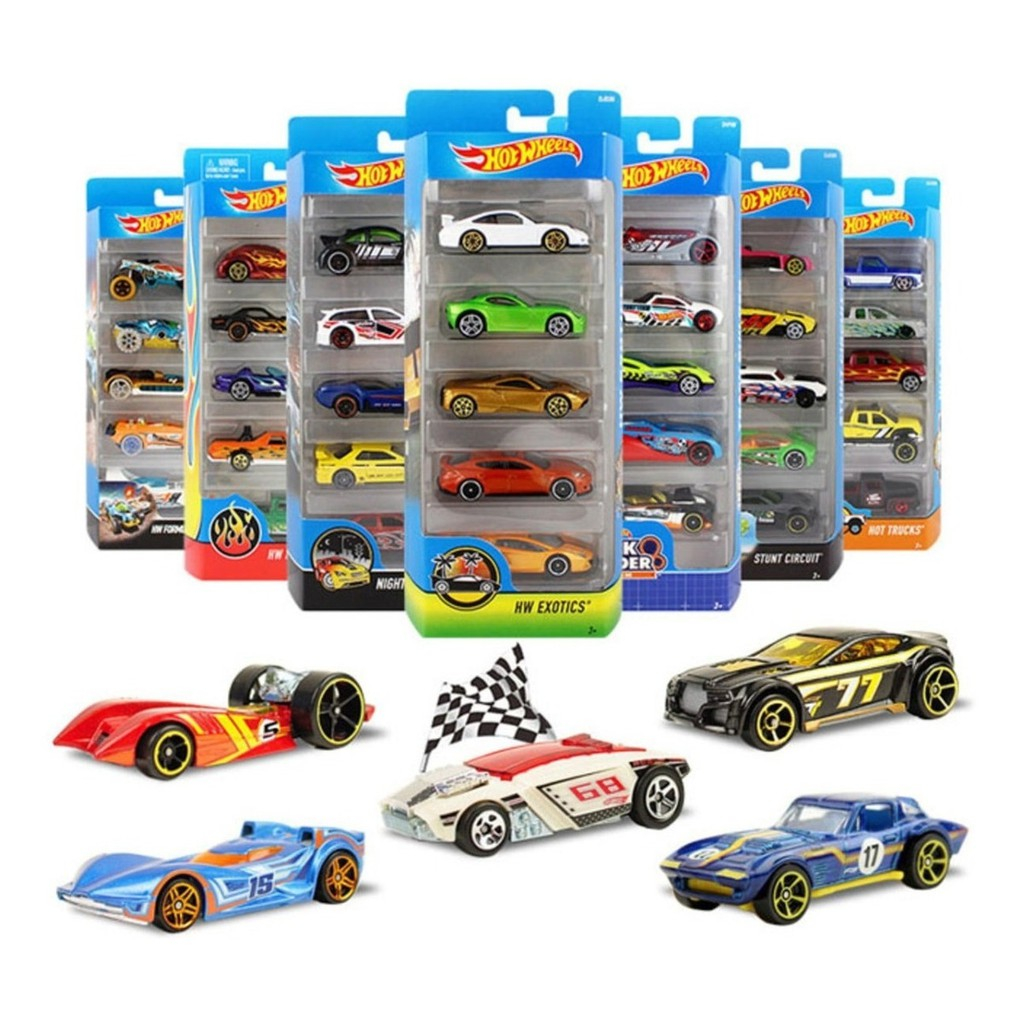 Hot Wheels Kit Com 5 Unidades Sortidos-Mattel