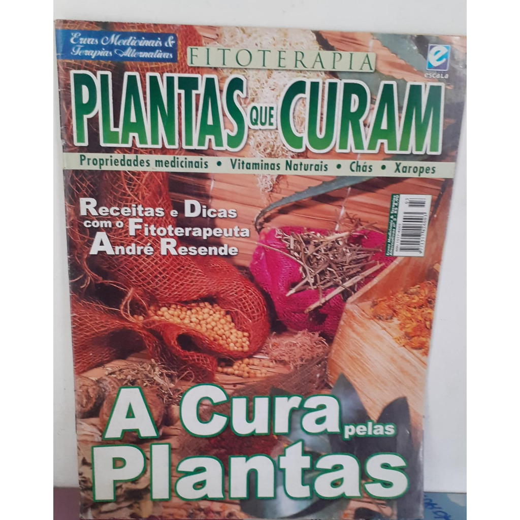 Revista Fitoterapia Plantas Que Curam N A Cura Pelas Plantas Raro Escala Shopee Brasil