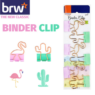 Binder Clip Fofo BRW Formatos Rose Gold - Tom Pastel - Rainbow - Gato,  Coração, Unicórnio, Urso, Nuvem, Estrela, Flamingo, Cacto