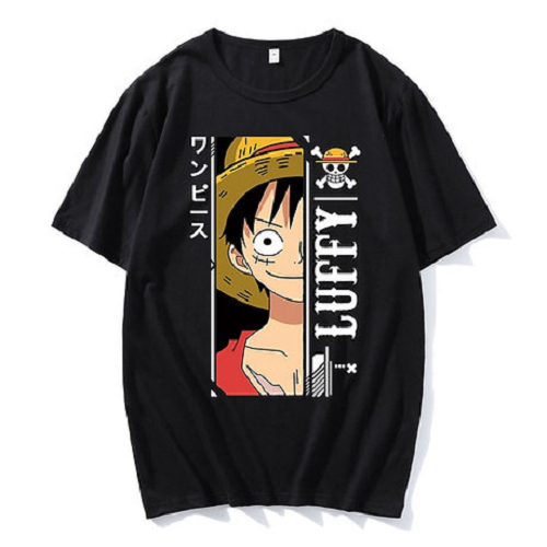 Camisa Camiseta Infantil One Piece Luffy Adulto Anime Desenho #2