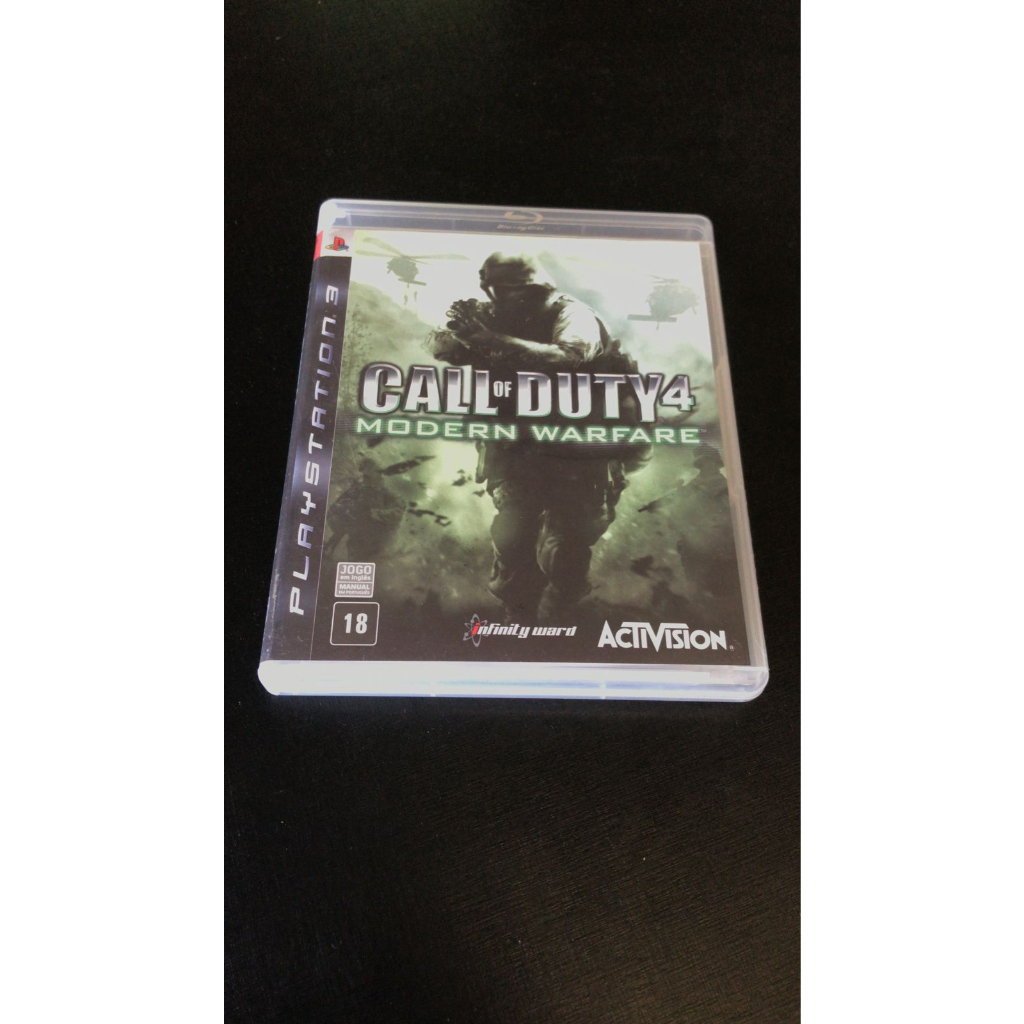 Jogo Call Of Duty 4 Modern Warfare Midia Fisica Usado Shopee Brasil 9019