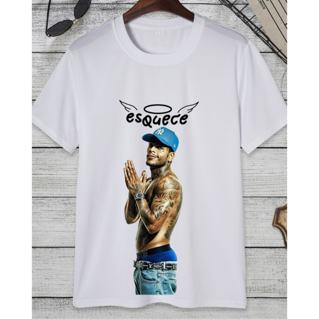 Camiseta Algodão Unissex T shirt Graphic Tee T3ddy Lucas Olioti