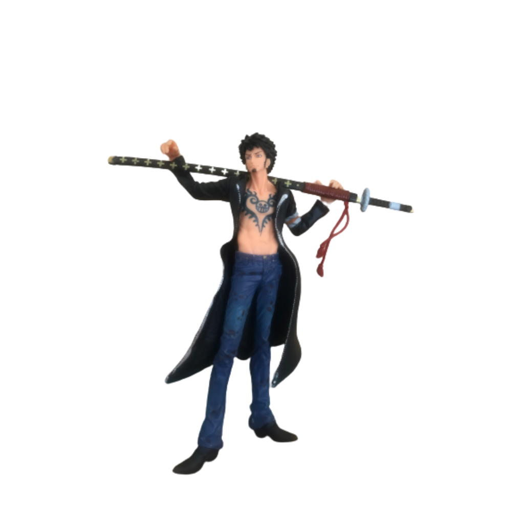 Boneco One Piece Luffy Roronoa Zoro Dracule Mihawk
