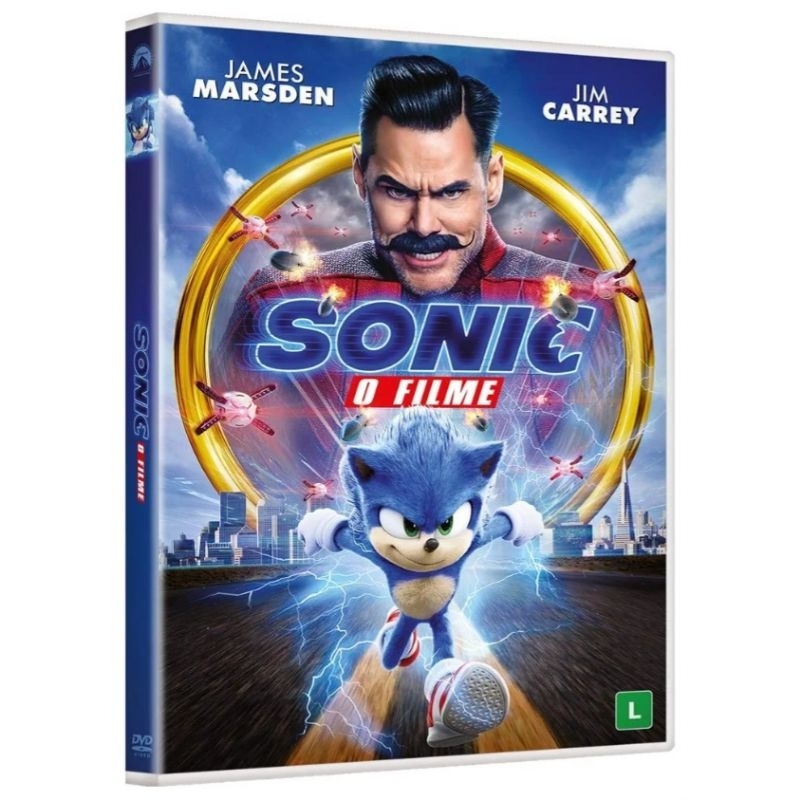 Dvd Sonic 2 O Filme ( Jim Carrey ) 2022 Original E Lacrado em
