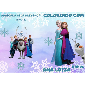 Colorir Elsa Frozen e Homem Aranha Spider Man com pintura colorida 