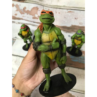 Michelangelo As Tartarugas Ninja Boneco Colecionável Resina