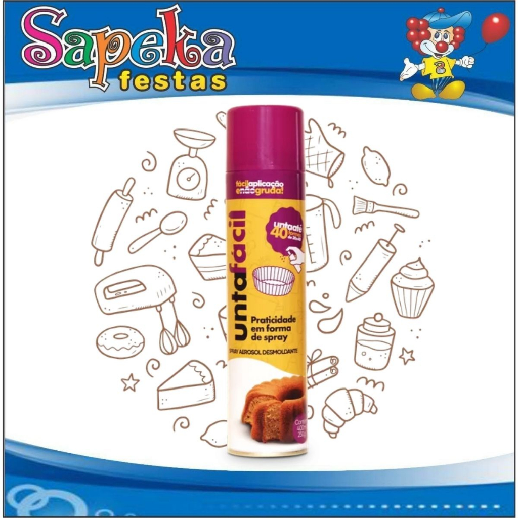Unta fácil 400ml /250g - Desmoldante | Shopee Brasil