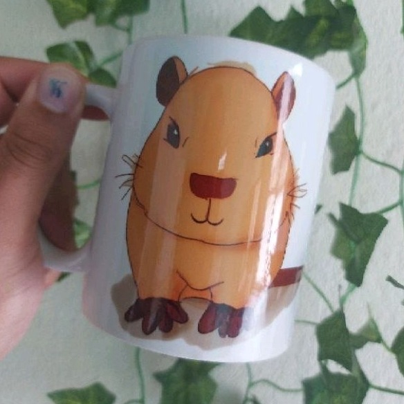 Caneca Capivara Cinzenta - Capiverso