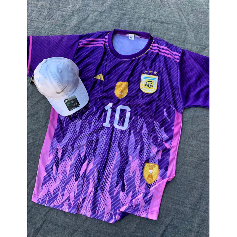 Camisa de time Argentina Roxo de Futebol Masculino | Shopee Brasil