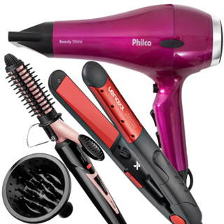 Secador De Cabelo Gama 2200w Salão Difusor Prancha Titanium