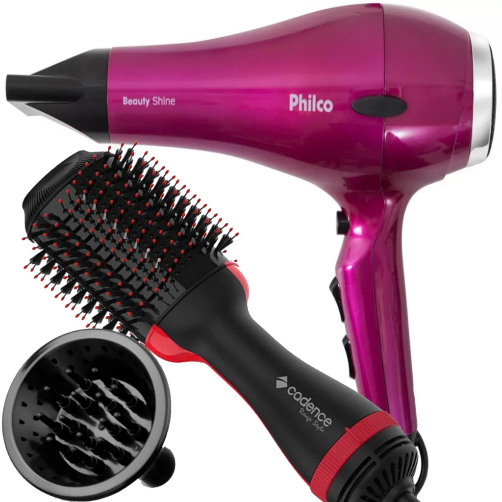 Secador Cabelo 1200w Beauty Ar Quente Pra Profissional