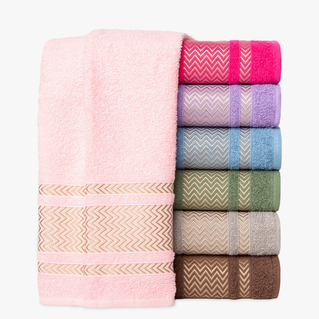 Kit 5 Toalha de Rosto Macia Felpudas Bali 100% Algodão - 45x70cm