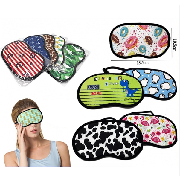 Máscara de sono olho bandagem capa suave respirável ajustável blindfold  eyepatch bandana noite máscara para dormir - AliExpress