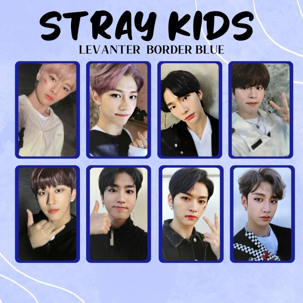 Photocards Stray kids Levanter Fanmade | Shopee Brasil