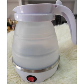 Chaleira elétrica de silicone retrátil 600 ml bivolt