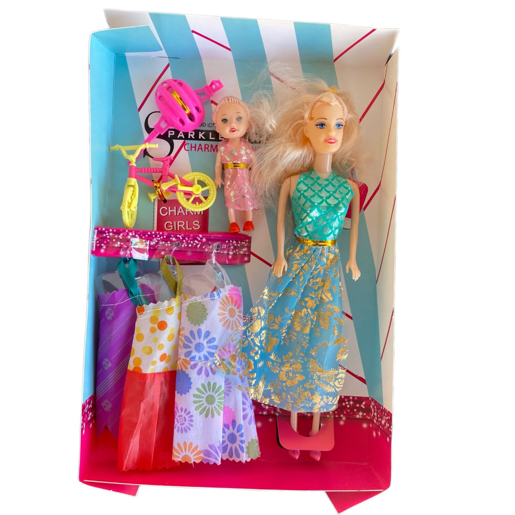 Bonecas Com Roupas Mudáveis - boneca,Acessórios para vestidos bonecas,  boneca para aniversário meninas, dia das crianças Shangjia : :  Brinquedos e Jogos