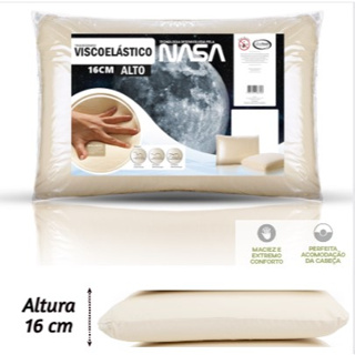 Travesseiro Nasa Fibrasca Viscoelástico - NASA Double Comfort - Adoro  Promoção