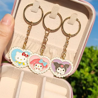 Chaveiros SANRIO Hello Kitty, My Melody e Kuromi Aesthetics
