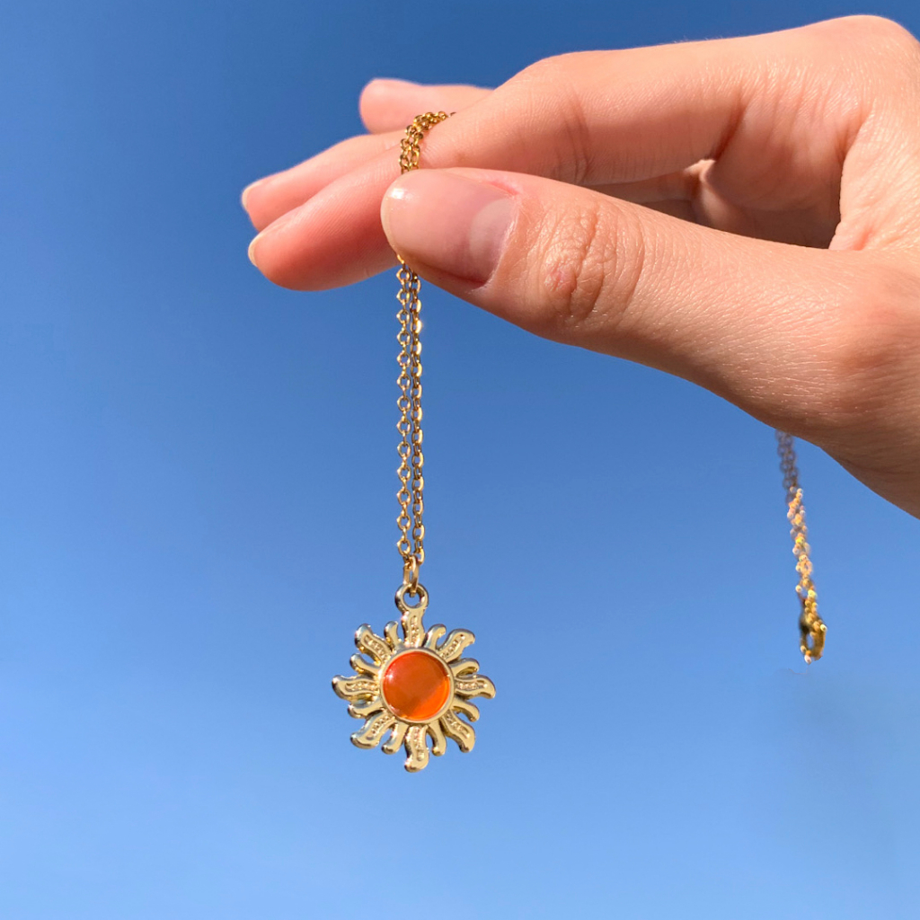 Colar Rapunzel Enrolados Raio Solar Colar de Sol