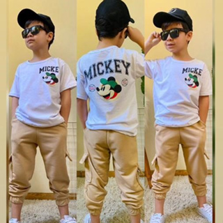 Conjunto Masculino Infantil Social Mickey - 04-06 Anos