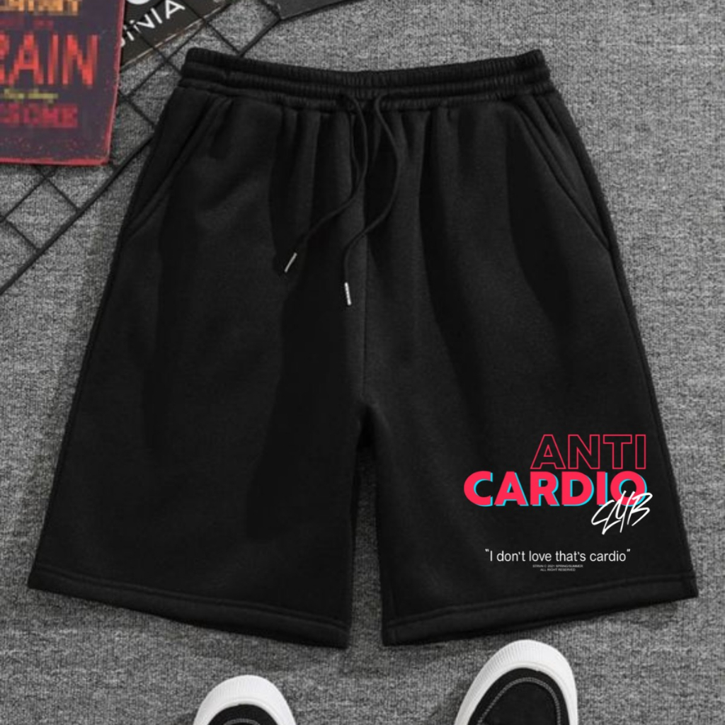 Short Moletom Academia Dry Treino Fitness Bermuda Grande Rato Bodybuilder