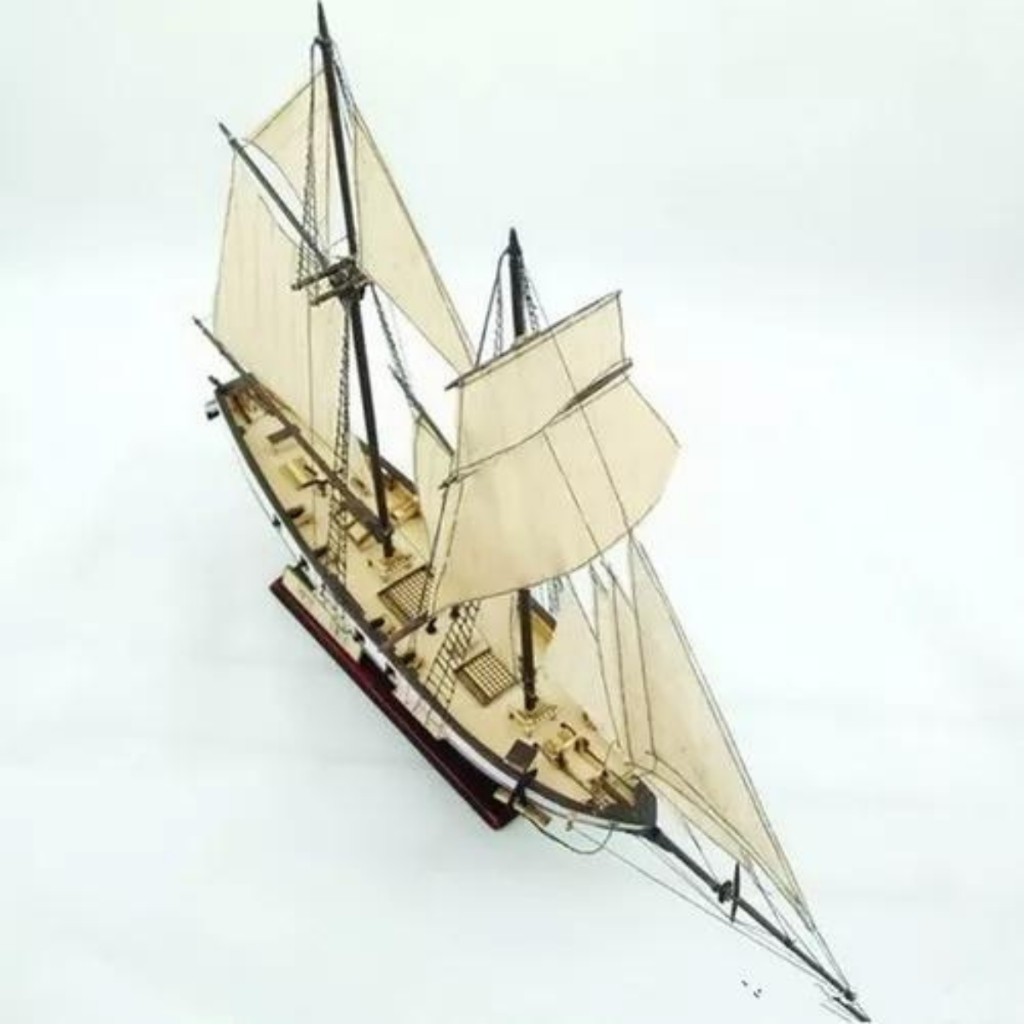 Miniatura Veleiro Caravela Classica - Madeira Corte A Laser