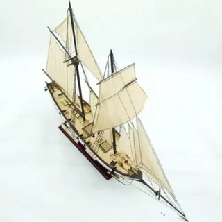 Miniatura Veleiro Caravela Classica - Madeira Corte A Laser