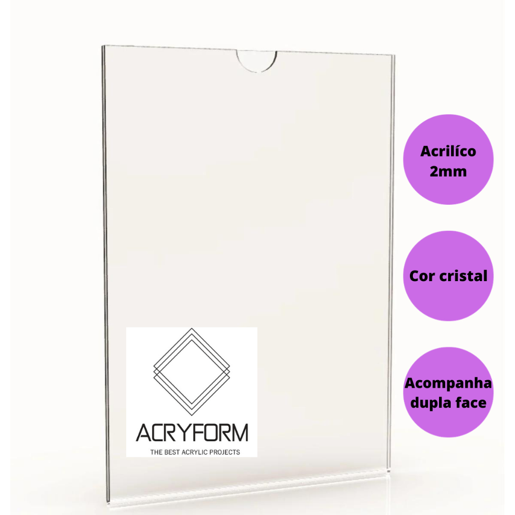 Display a4 parede shopee brasil
