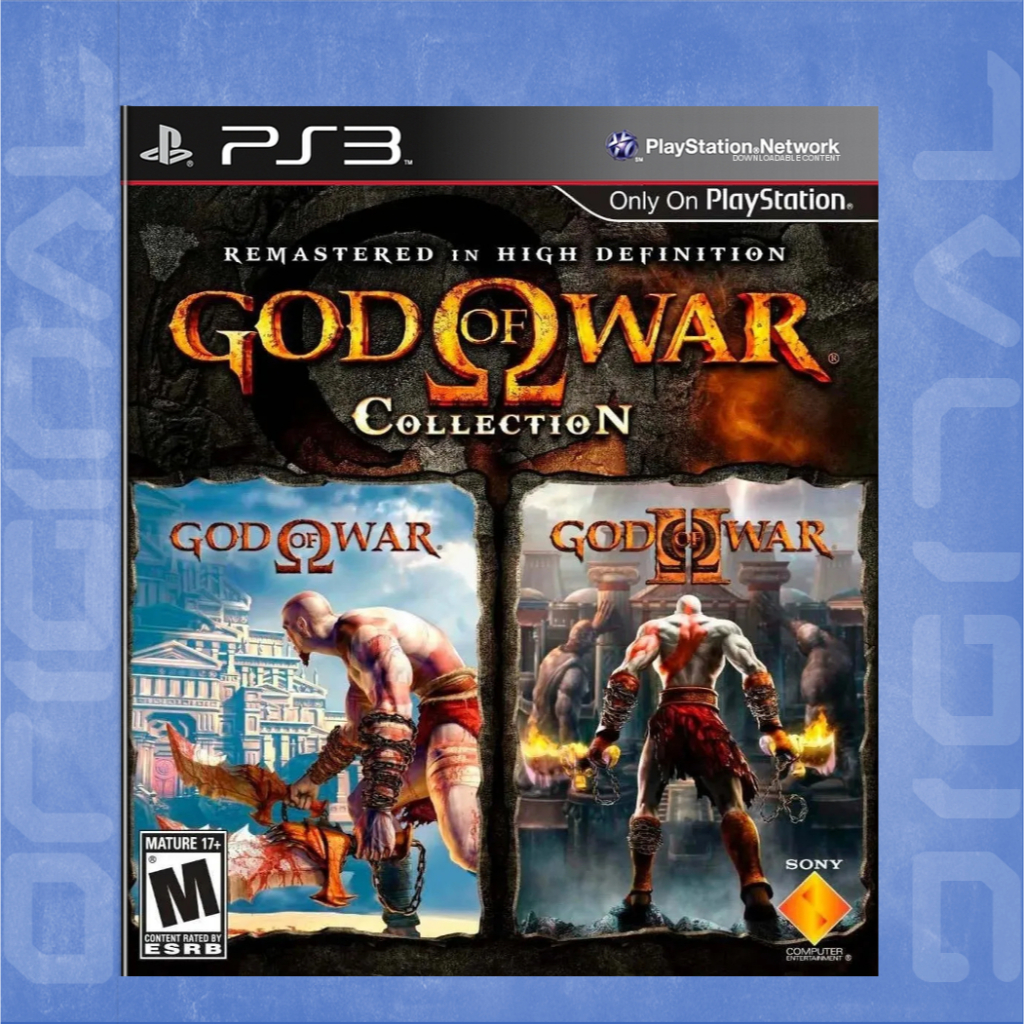 Kit Jogos Ps3 God Of War 3 + God Of War 1 E 2 Collection