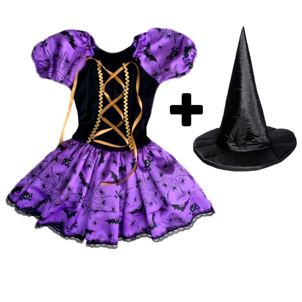 Fantasia Infantil Dia das Crianças Menina Kit Saia e Asa Fofo Barato Dia  das Bruxas Vampirinha Hallowen Bruxinha Morcego - Meimi Amores - Fantasias  para Crianças - Magazine Luiza