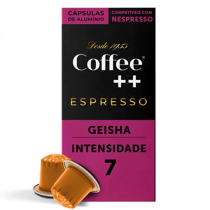 Cápsulas de Café Especial Coffee Mais Geisha 10 unidades Compatível com Nespresso