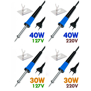 Ferro de solda 30W/40W com suporte de apoio 110V/220V EXBOM