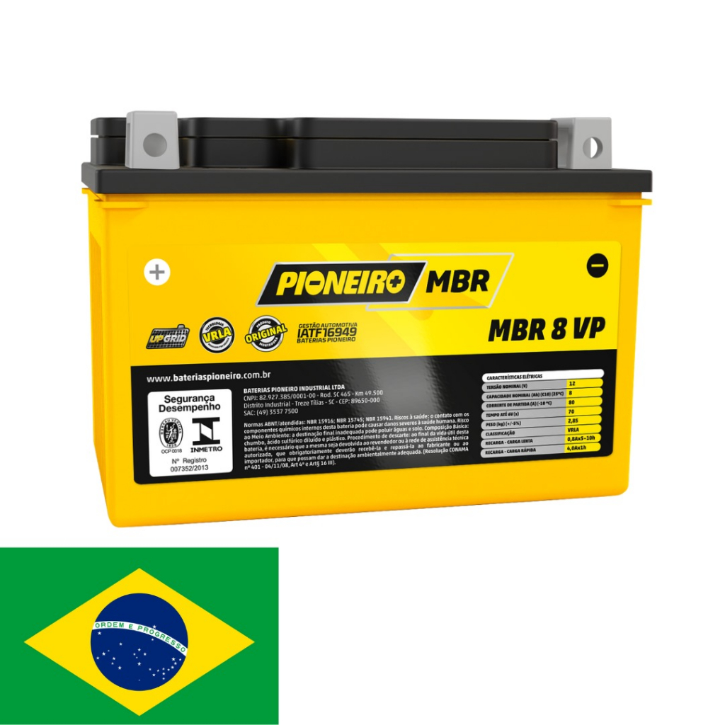 Batterie Moto Yuasa YTX20L - 12V 270CCA Sans Entretien AGM