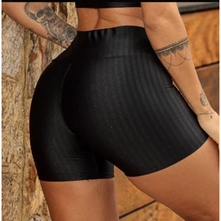 Short Legging 3d Esporte Curto Cintura Alta Academia
