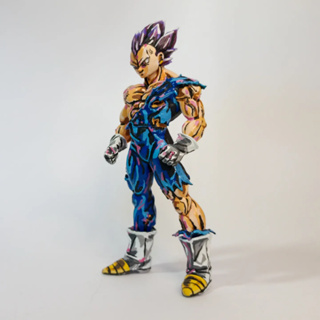 Boneco Articulado - Dragon Ball Super - Super Saiyan Vegeto - Azul