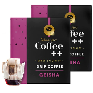 Coffee Mais Drip│Pack 2 caixas de 10 sachês│Geisha│Café Super Especial │100% Arábica │Torra Média